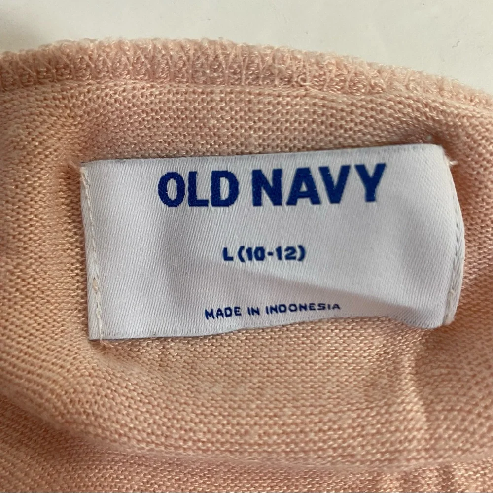 Old Navy Kids Light Pink Cardigan Sweater
